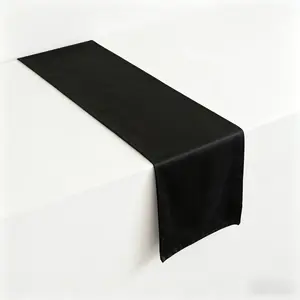 4 Piece Satin Table Runner Set with Dual-Sided Versatile Decor, Premium Polyester Fabric for Weddings Birthdays Parties Holidays Family Dining Room Kitchen Table Decorations