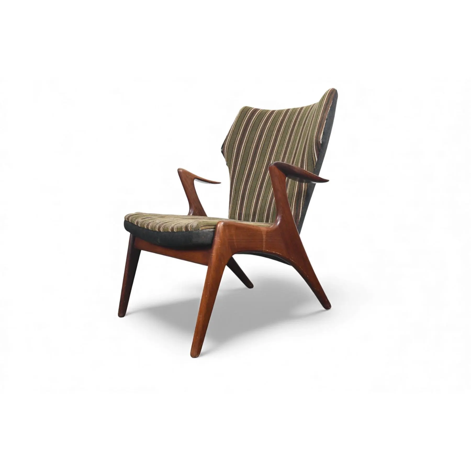 KURT ØSTERVIG ATOMIC WINGBACK LOUNGE CHAIR IN AFROMOSIA
