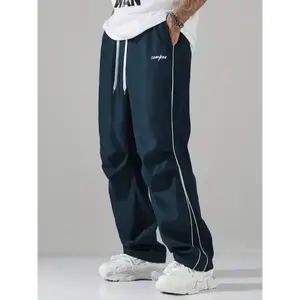 Men'S Striped Stylish Sports Slacks - Light, Breathable, Comfortable Pockets - Adjustable Drawstring Waist Sports Style - Ideal For Outdoor Adventure And Casual Wear