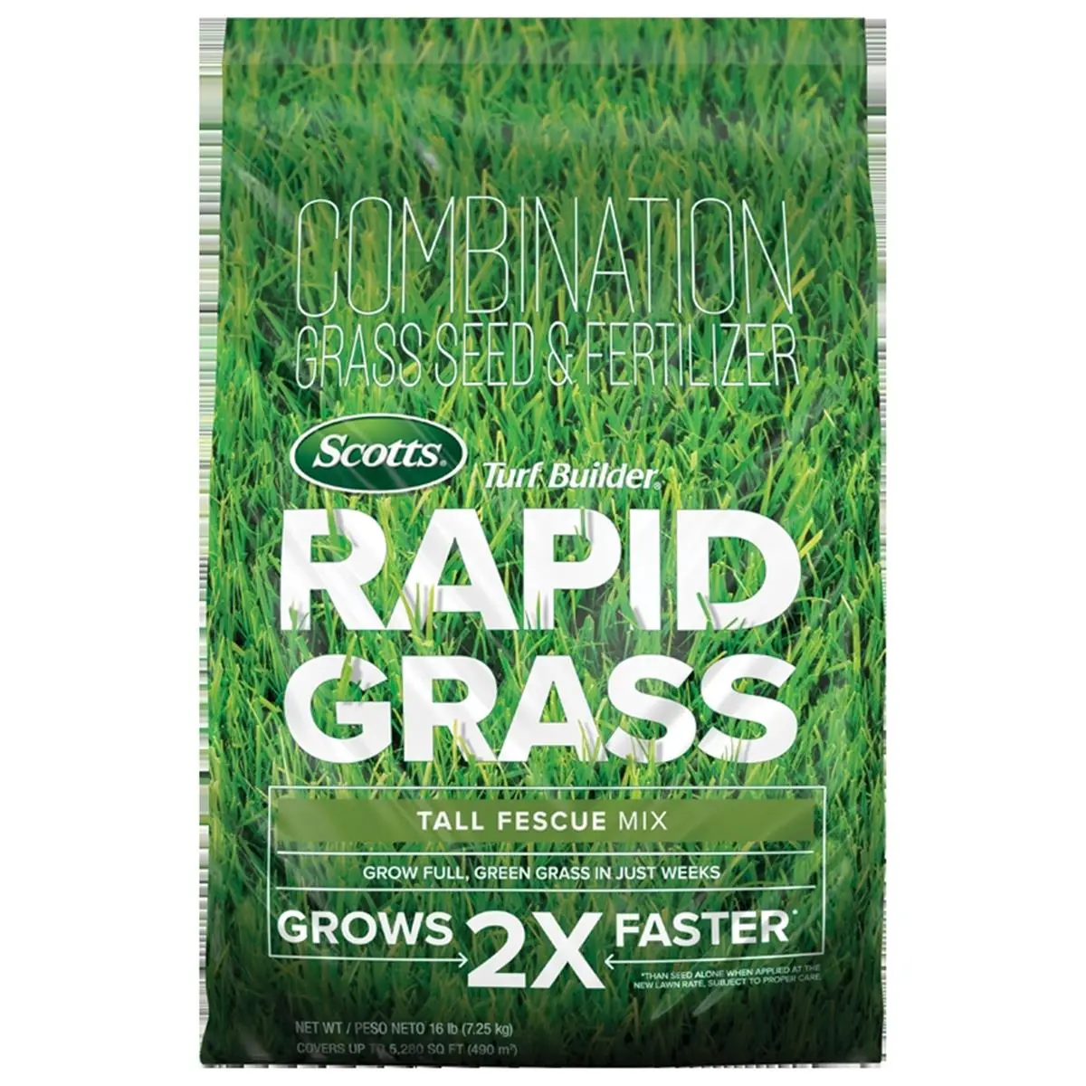 212 MAIN Premium Lawn Seeds, Turf Builder Rapid Fescue Seed Mix, 16 lbs Garden Supply for Home Improvement Lawn Care, Turf Grass Seeds