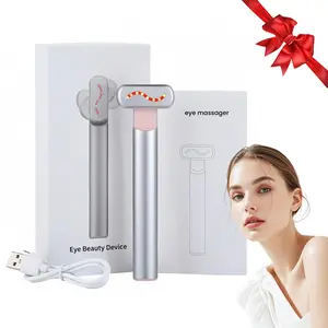 1PCS 4-in-1Skincare Tool，Face Eye Rechargeable Massage Stick Eye Beauty Device,Face & Neck Care Tool，Portable home and travel skincare tools，holiday gift，girls