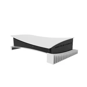Stable Ps5 Horizontal Stand for Disk Edition and Digital Version, Upgraded Support Rods, Retractable Design, Reliable Ps5 Accessory Base