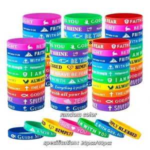 Silica Gel Bracelets, Rubber Wristbands, Cute Colorful Wristbands, Comfortable and Lightweight, Perfect Gift for Men and Women