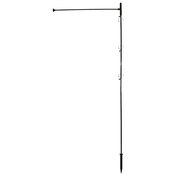 In the Breeze 4582 - Pivoting House Banner Pole - 80 Inches High by 31 Inches Wide - Color: Black
