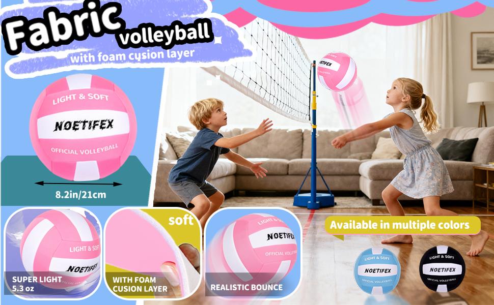 Noetifex-Ultra Soft Indoor Practice Volleyball Perfect Gift Easy For Beginners
