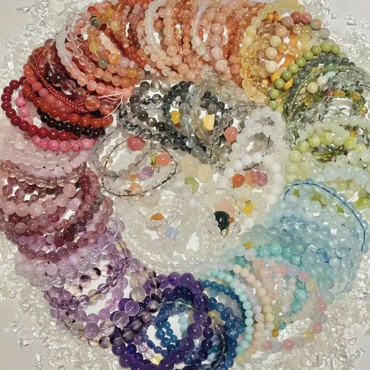 12pcs Mix Handcrafted Bead Bracelet Sets - Colored Glass Beads, Perfect for Casual Decoration and Vacation - Ideal Gift for Ladies, Friends & Families,summerwins