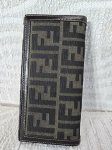 Pre-owned FENDI canvas Small Leather Goods Preowned bifold wallet