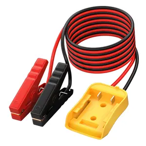 Car Battery Jump Starter Cable, Jumper Cable Clamps with Power Wheel Battery Adapter 20V Battery Jumper Starter 12awg 5.9ft Length Car Powerbank Jumper Cable with Adapter, Automotive Accessories, Men Gifts, Vehicle, Cool Car Stuff, TruckABDarrellBailey1