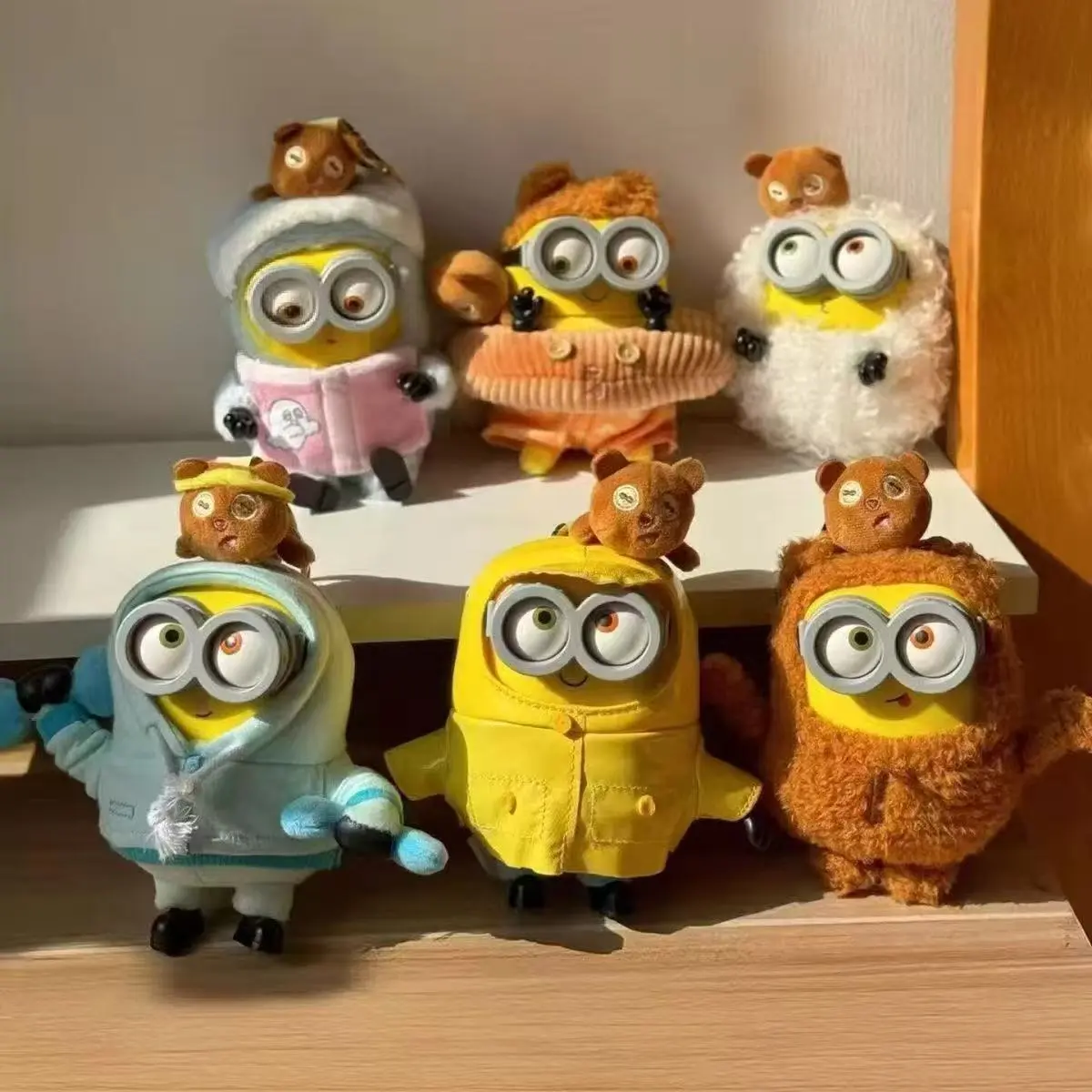 52TOYS Bob & Tim Best Buddies Forever Series Vinyl Plush Keychain Blind Box, Kawaii Creative Gift for Birthday Parties, Stuffed Toy Room & Desktop Decor