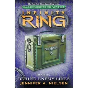 USED Book - Infinity Ring Book 6: Behind Enemy Lines - Library Edition (6) by Jennifer A. Nielsen (Hardcover) - english