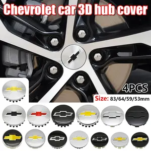 Universal Car Wheel Center Cap Cover, Chevrolet Wheel Decoration, Waterproof Anti-Fade Accessories, Custom Appearance Enhancer, Wheel Covers