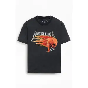 PacSun Men's Metallica Skull Tour T-Shirt - Multicolor