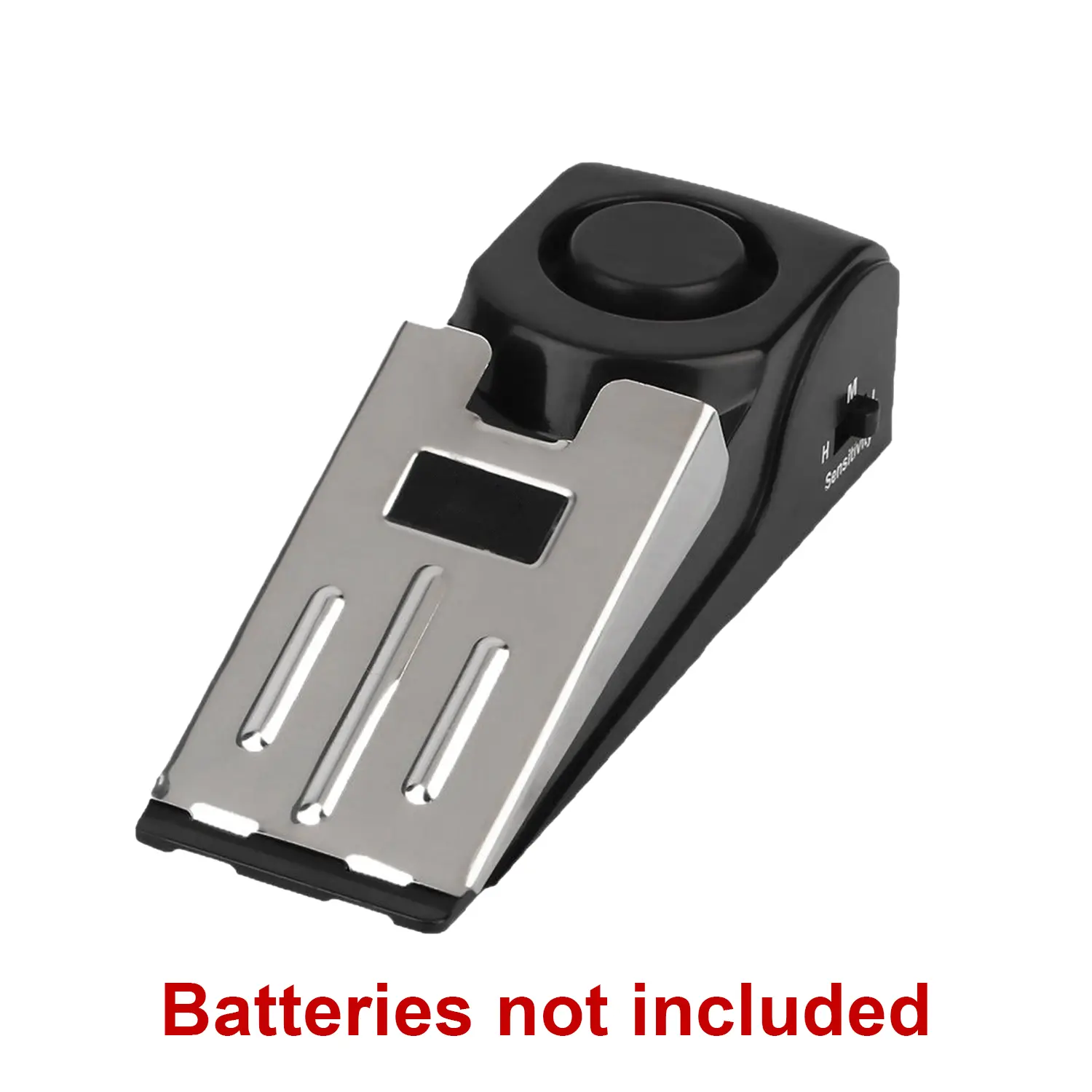 Portable Door Stop Alarm, 120dB Loud Siren with 3 Sensitivity Levels, Tool-Free Security Door Wedge for Home, Hotel, Apartment and Travel, Batteries Not Included