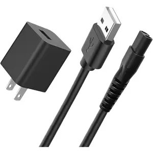Replacement Charger Cord for Manscaped Lawn Mower 3.0/2.0 Electric Groin Hair Trimmer, 1.5m (5ft), 100-240V, with Exclusive After-Sales Customer Service & Guaranteed 1-Month Return