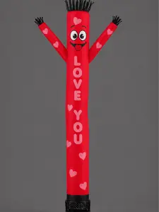 6.6FT Love You Air Dancer Inflatable Tube Man with Blower For Parties & Events