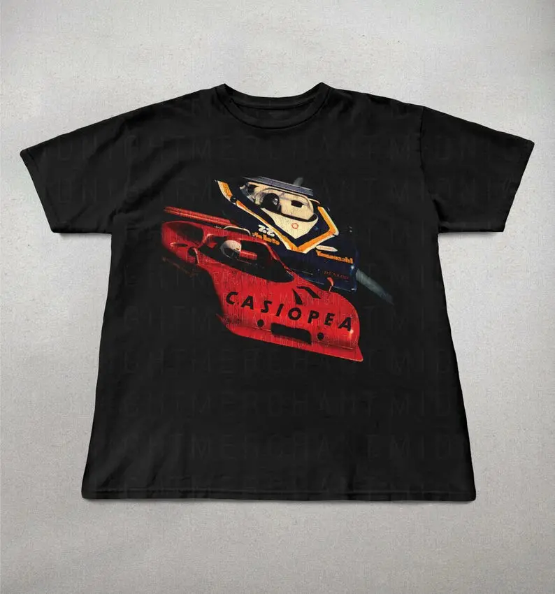 Casiopea Japanese Jazz Fusion Graphic Band Tee Car Print Retro Style Music Shirt Unisex Cotton T-Shirt