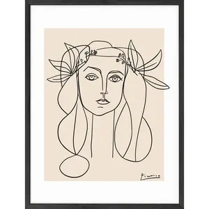 Picasso Minimal Poster - Artistic Wall Decor Print for Room Aesthetic and Vibe