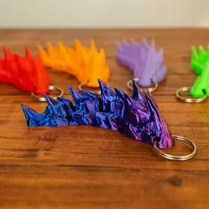 Baby Dragon Fidget Keychain