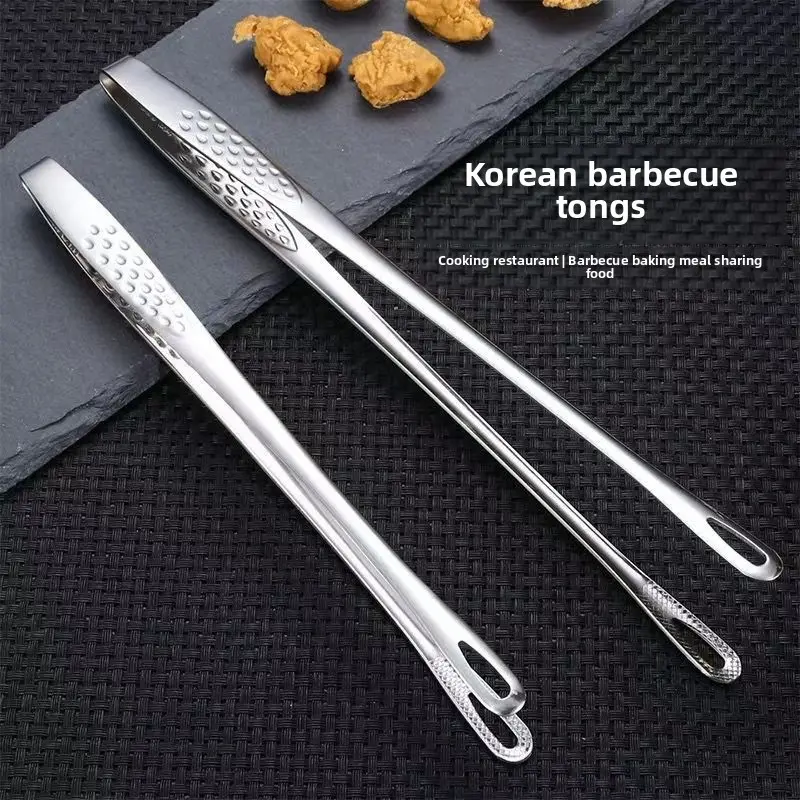 High temperature and heat-resistant barbecue clip 304 stainless steel household camping barbecue clip