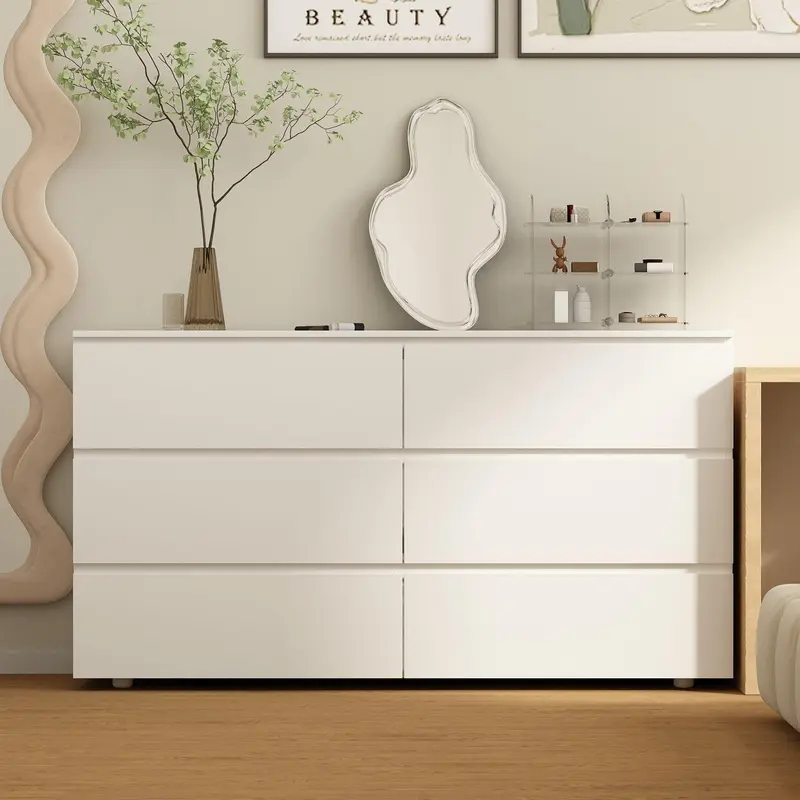 knee length dresses for ladies WLIVE Dresser for Bedroom with 5 Drawers Wide Bedroom Dresser with Drawer Organizers Chest of Drawers Fabric Dresser for Living Room Closet Hallway - main image 0
