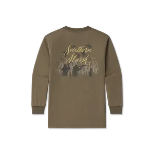 Youth FieldTec™ Comfort Tee - Morning Flyover - Long Sleeve