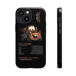 TURBOE TOW MATER PHONE CASES Phone Case for iPhone - Scratch-Resistant & Wireless Charging Friendly - Protection, Aesthetic