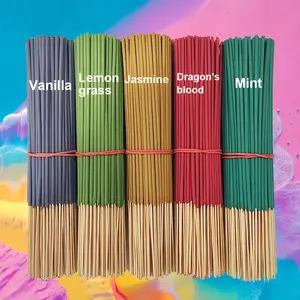 Aromatherapy Sticks Set, 100/250 Pieces, Long-Lasting Fragrance, Calming Aroma, 5 Scents: Vanilla, Lemongrass, Jasmine, Frankincense, Peppermint