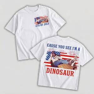 4th Of July Dinosaur Hank Williams.Jr Western Shirt, Funny Cowboy Quote Shirt, Country Music Vintage Style Unisex Tshirt, Classic Coutry Fan Gift, Made In USA