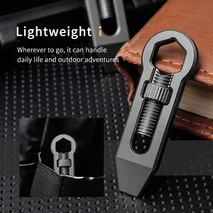Edc Lever Tool, Multifunctional Manual Tool, Durable Metal Construction, Ideal for Edc Use, Versatile Handheld Accessory