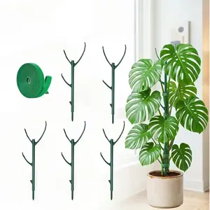 Stackable Monstera Plant Support, Garden Plant Support Stakes for Indoor Outdoor Plants, Climbing Plant Support Structures Plant Holder Stick Moss Pole for Support Tall Potted Plants