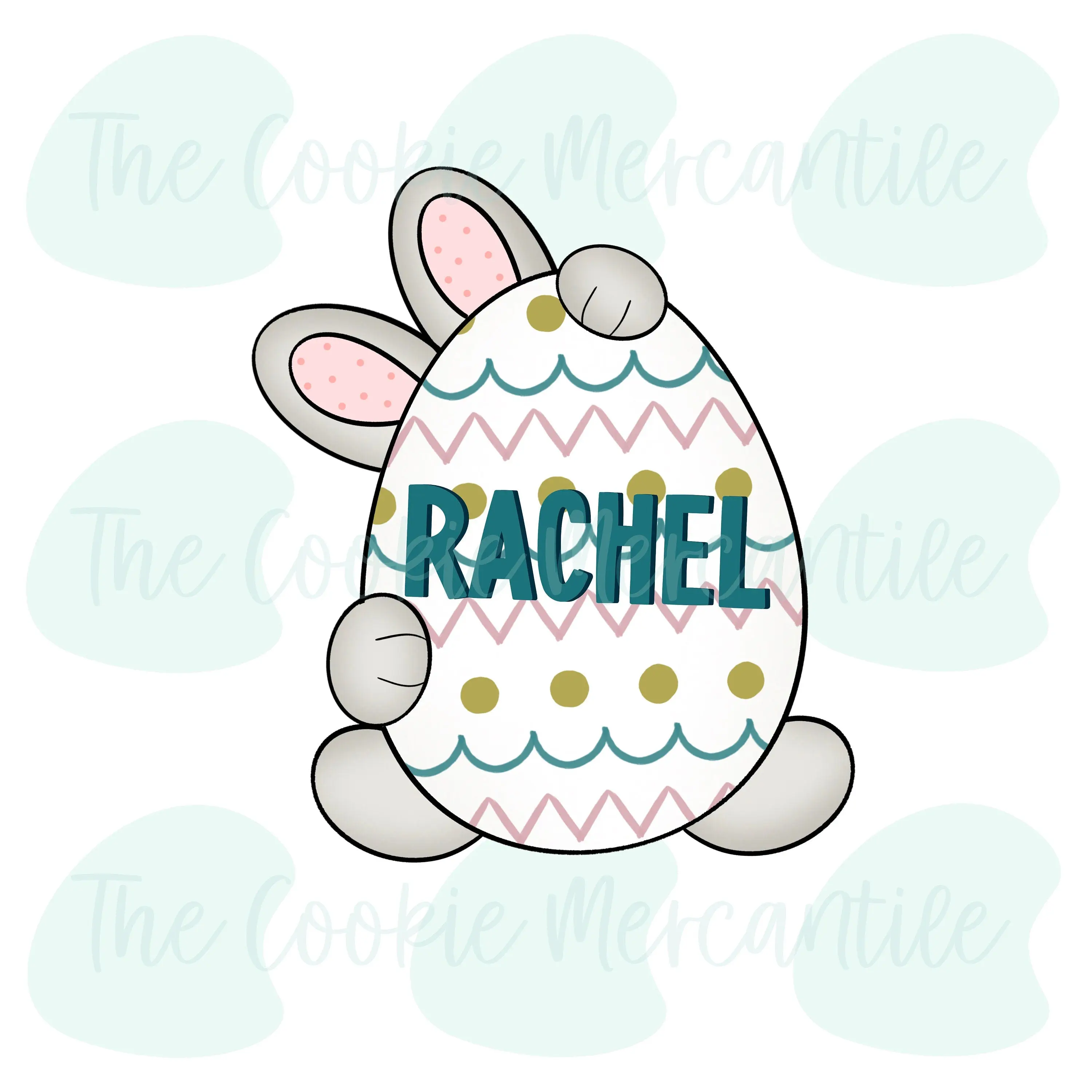 Bunny Easter Egg 2024 - Cookie Cutter