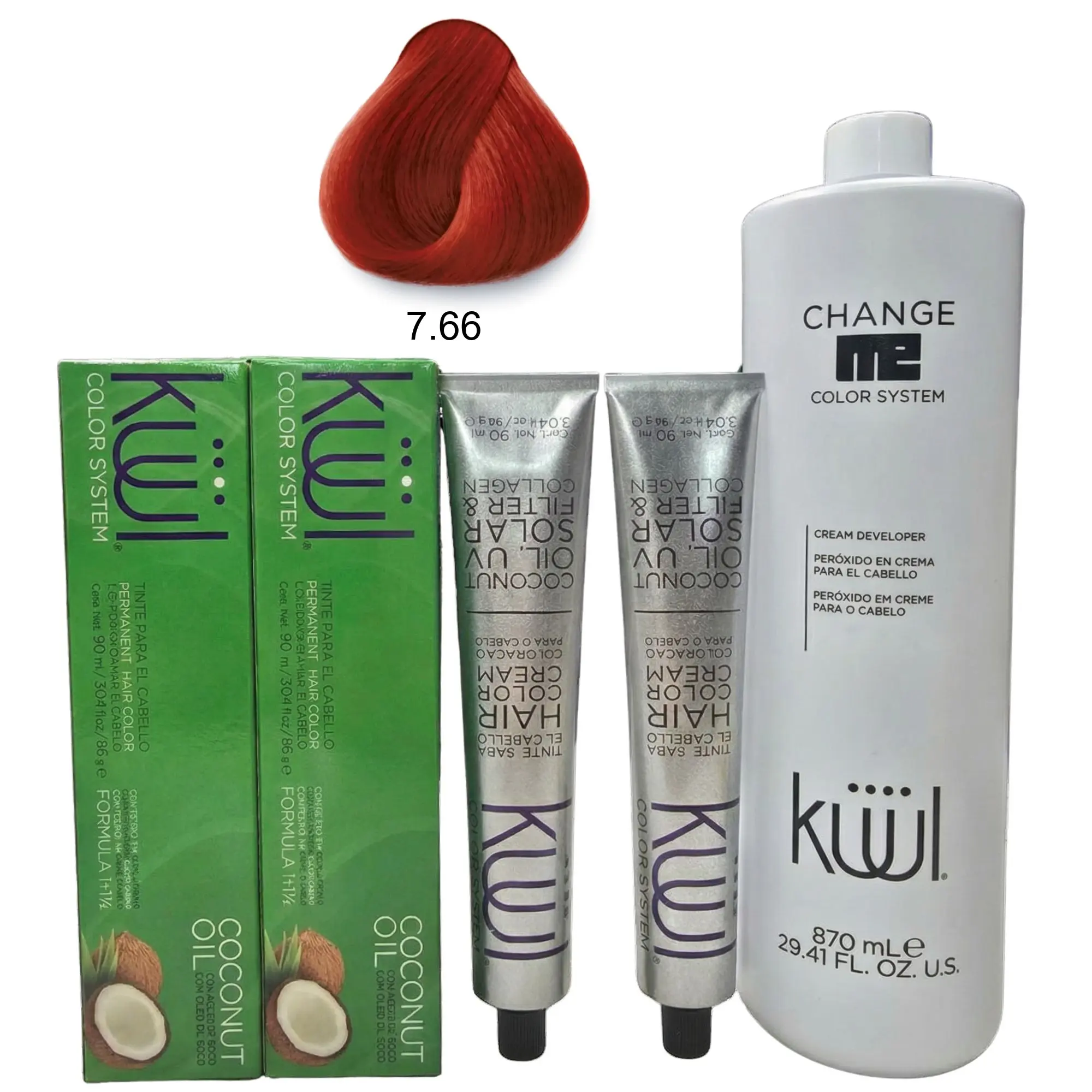 7.66 BRIGHT RED BLONDE/RUBIO ROJO INTENSO