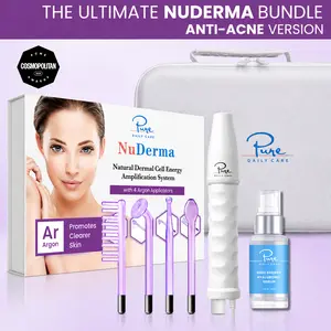 NuDerma Standard Complete High Frequency Bundle – Anti-Acne Wand for Blemishes & Breakouts Beauty Tools Highfrequencywand NuDerma Standard Complete High Frequency Bundle – Anti-Acne Wand for Blemishes & Breakouts Beauty Tools Highfrequencywand