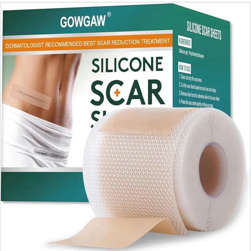 Silicone scar tape