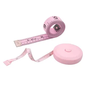 2 count Measuring Tape for ,Soft Tape Measure for  Sewing Fabric Tailor Cloth Craft Measurement,60 Inch/1.5M Retractable Dual Sided Measure Tape Set (Pink)