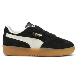 PUMA Womens Palermo Moda Xtra Gum Lace Up Sneakers Shoes Casual - Black