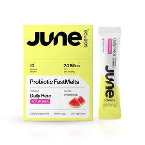 June Science Female Probiotics for HPV, BV, UTIS,Yeast Infection, pH Balance, Women's Probiotics，Odor- All in One Solution with Lactobacillus&Selenium,Vitamin,Folate Probiotic Blend supplement,Gluten-Free,30 Count for 1 Month,TikTokShopBlackFriday