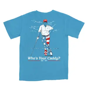 Who's Your Caddy 47 Royal Caribe Comfort Colors Cotton Tshirt