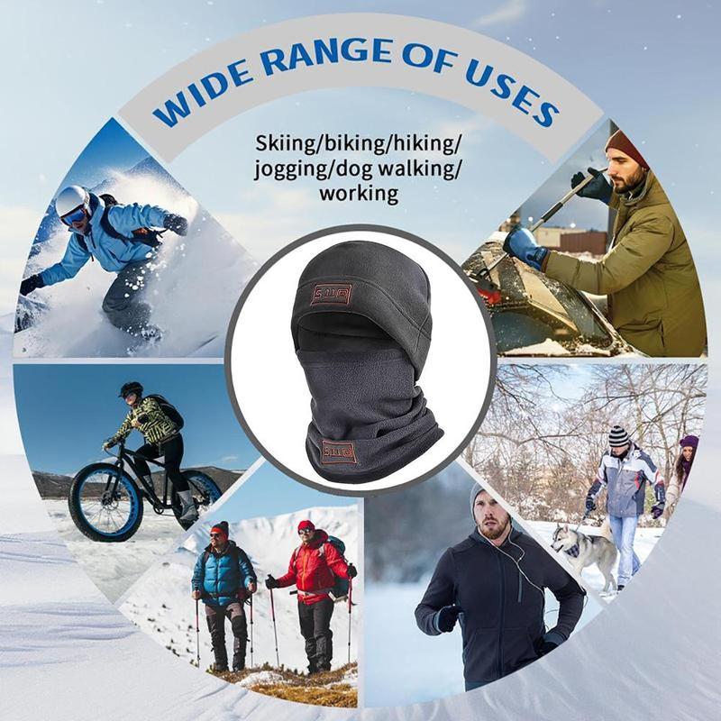 Windproof Hat Windproof Face Mask Polar Fleece Balaclava Hood Face Mask Ski Mask For Cycling Skiing Construction Sites Farms And Training Stay Warm And Protected Party Hat Protect Party Hat Outdoor Blue TikTokShopBacktoSchool