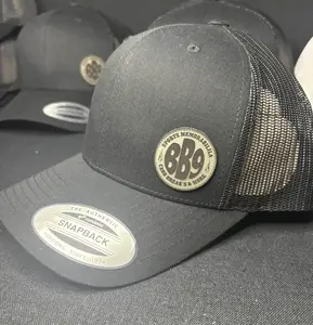 BB9 Snapback Hat- 110 Flex Fit- Black on Black