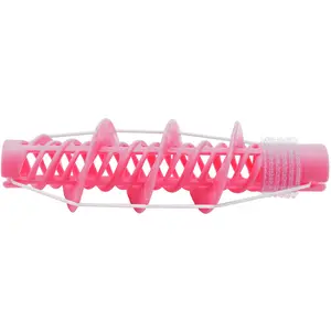 Big Wave Hair Rollers, 2-Piece Nylon Hook and Loop Set for Heatless Curls, DIY At-Home Styling Tools for Women