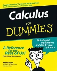USED-Calculus For Dummies by Mark Ryan (Paperback)
