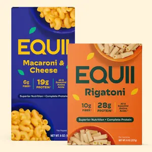 EQUII Protein Pasta Bundle, Rigatoni & Mac and Cheese Carb Spaghetti