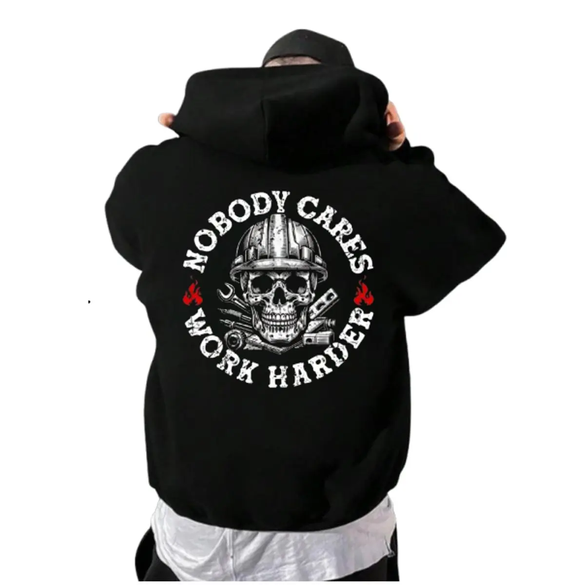Nobody Cares Work Harder T Shirt, Menswear, Dark Aesthetic Hoodie, Funny Sayings Sweatshirt, Unisex Sweater Pullover Tee