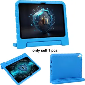 Case for iPad 11th A16/10th Generation with Pencil Holder & Handle Stand, Super Protection Kids Proof Cute EVA Cover for 11"/10.9" iPad 2025 & 2022 Tablet Casing, Tablet Protective Cover