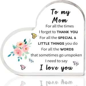 Gifts for Mom - Stocking Stuffers for Mom Gifts Mom Christmas Gifts Acrylic Desk Decor Mothers Day Gifts for Mom Presents Birthday Gifts for Mom from Daughter Son