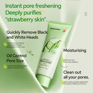 【Deliiston】Salicylic Acid Peel-off Blackhead Removal Mask, Pore Cleansing Deep Cleansing, Skin Moisturizing for Men and Women, Facial Skin Care