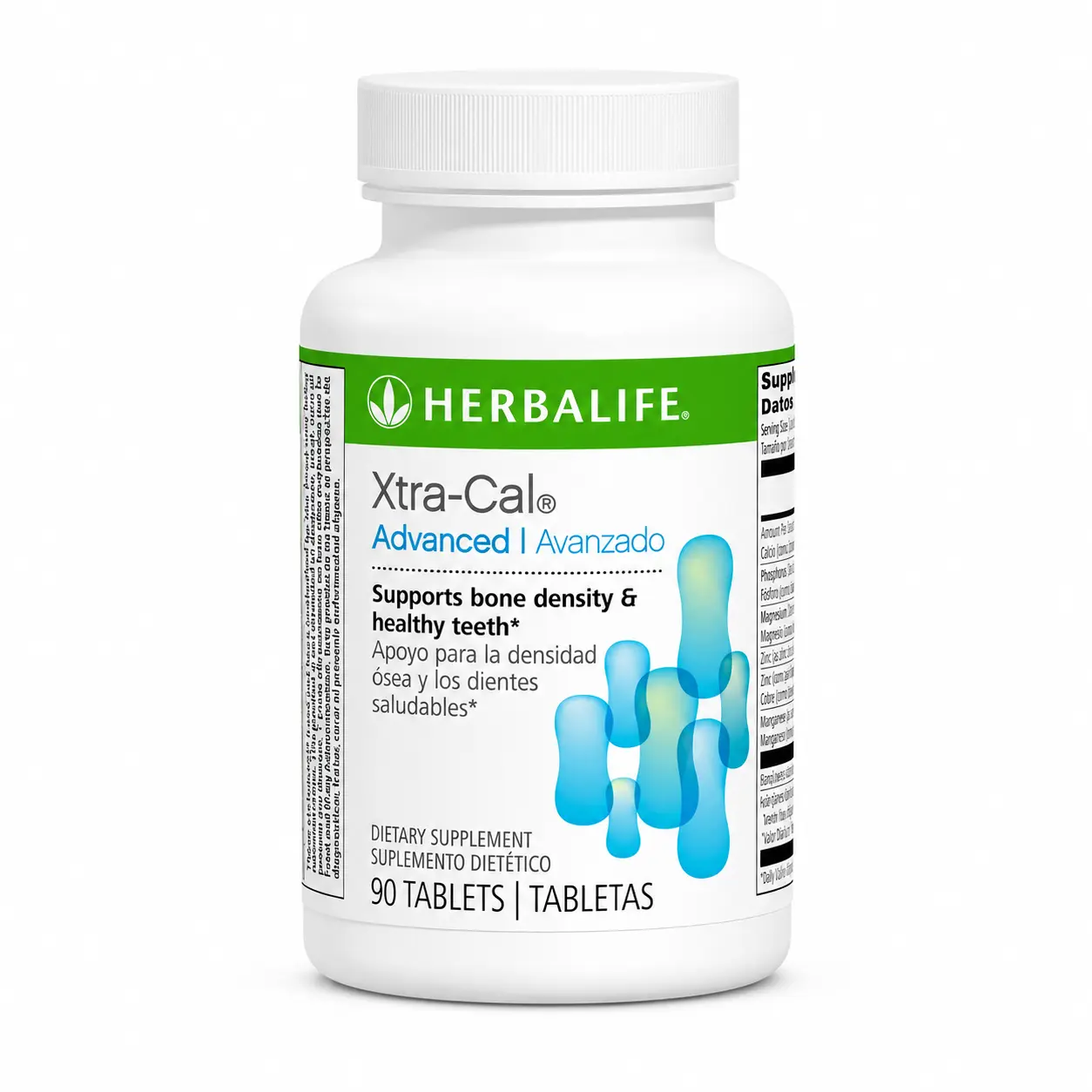 Herbalife Xtra-Cal Advanced Calcium Supplement with Vitamin D3, Minerals for Daily Bone Health Support, 90 Tablets