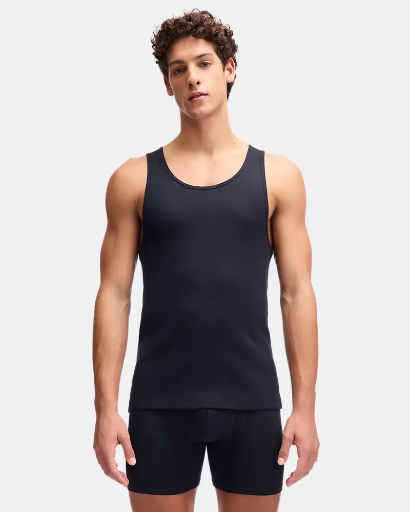 Under Armour Performance Cotton Rib Men's 2-Pack Tank Undershirt Under Armour Performance Cotton Rib Men's 2-Pack Tank Undershirt