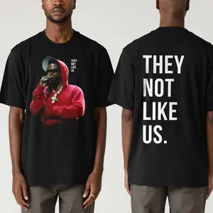 Kendrickk Lamarr They Not Like Uss T Shirt, Vintage Newspaper Lyric, Hip Hop Shirt, Vintage Rap Tee For Fans
